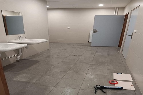 Espace nettoyé après chantier