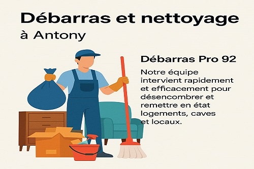 Débarras et nettoyage à Antony
